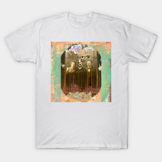 Family portrait T-Shirt by Victoria Herrera Collagist